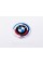 Emblem in the steering wheel BMW BMW 45 mm Anniversary 50 years Motorsport Tricolor