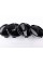 Caps plugs for alloy wheels Mercedes-Benz Mercedes 75 mm OLD Black gloss