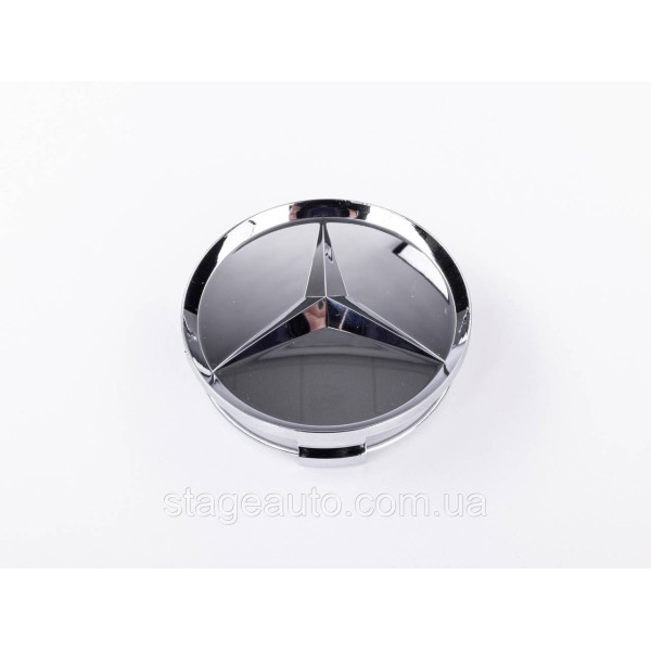 Caps plugs for alloy wheels Mercedes-Benz Mercedes 75 mm OLD Chromed