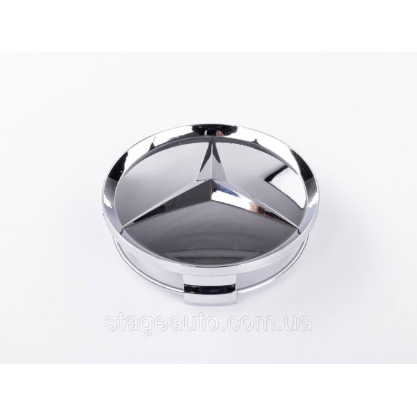 Caps plugs for alloy wheels Mercedes-Benz Mercedes 75 mm OLD Chromed