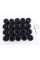 VW Volkswagen Bolt Caps 19mm, Black. Set of 20 Touareg Transporter, Nut Caps