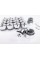 VW Volkswagen Bolt Caps 19mm, Chrome. Set of 20 Touareg Transporter, Nut Caps