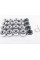 VW Volkswagen Bolt Caps 19mm, Chrome. Set of 20 Touareg Transporter, Nut Caps