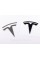 TESLA emblem 80x77 mm badge, sticker, logo on the hood trunk lid Tesla black