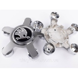 Ковпачки заглушки з логотипом Skoda від Audi, 4F0601165N, 4F0 601165 N