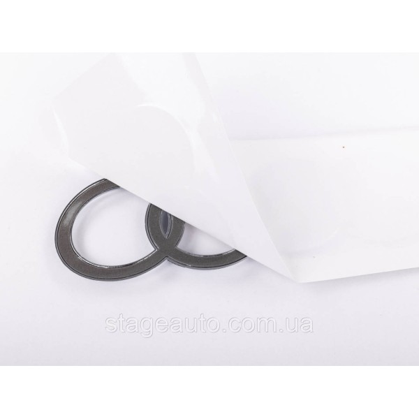 Audi Rear Emblem Audi 177*57 mm Rear (A4 A6L A8L Q7) Chrome Rings
