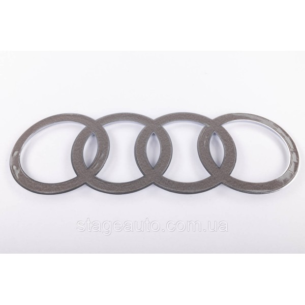 Audi Rear Emblem Audi 177*57 mm Rear (A4 A6L A8L Q7) Chrome Rings