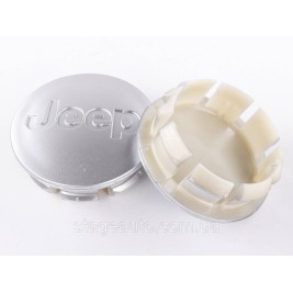 Ковпачки заглушки в литі диски Jeep Джип 56 мм сірий мат