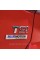 Emblem sticker on the trunk lid TSI VW Volkswagen 72x25 mm Chrome + SI red