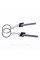 Supercharged Keychain for Audi Car Keys Audi Chrome Black Metal