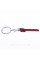 Supercharged Keychain for Audi Car Keys Red Black Metal