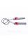 S-line keychain for Audi car keys Audi chrome red metal