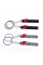 S-line keychain for Audi car keys Audi chrome red metal