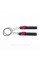 S-line keychain for Audi car keys Audi black red metal