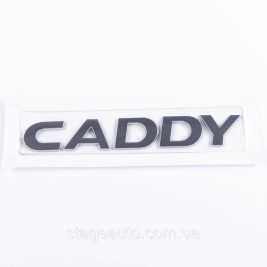 ʼEmblem sticker on the trunk lid CADDY Volkswagen CADDY 15.5 x 2.3 cm Chrome