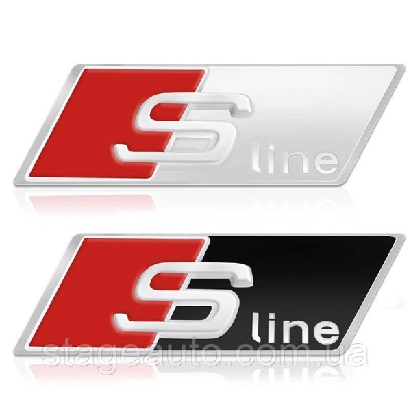 Emblem, badge, sticker for steering wheel AUDI S-line Audi s-line