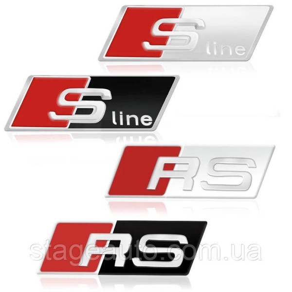Emblem, badge, sticker for steering wheel AUDI S-line Audi s-line