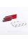 Emblem, badge, sticker AUDI S-line Audi Chrome red