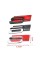 Emblem, badge, sticker AUDI S-line Audi Chrome red