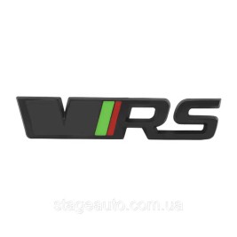 VRS emblem nameplate on the trunk lid Skoda Skoda sticker VRS black