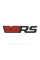 VRS emblem nameplate on the trunk lid Skoda Skoda sticker VRS black