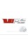 VRS emblem on Skoda radiator grille chrome + red