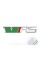 VRS emblem for Skoda radiator grille chrome + green