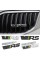 VRS emblem for Skoda radiator grille chrome + green