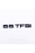 Emblem rear sticker on the trunk lid 55 TFSI Audi Audi Black gloss 182x22 mm