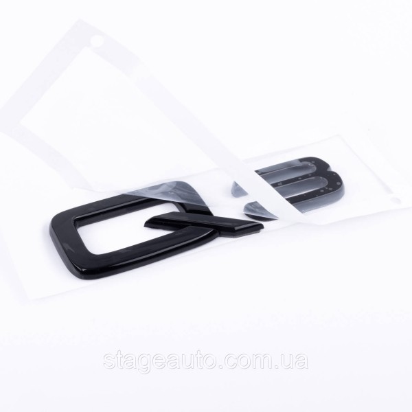 Emblem sticker Q3 Audi Audi Black on the trunk lid