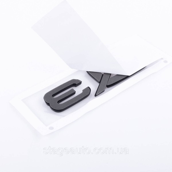 Emblem sticker Q3 Audi Audi Black on the trunk lid