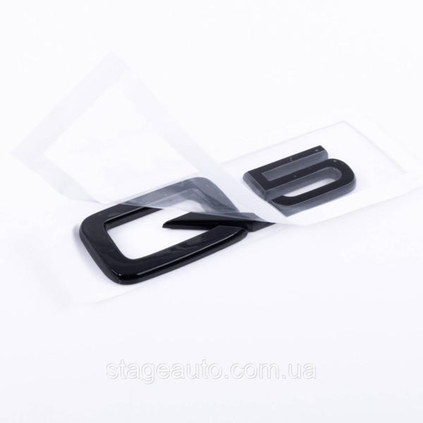 Emblem sticker Q5 Audi Audi Black on the trunk lid