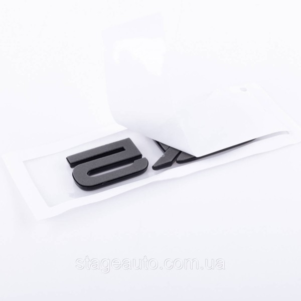 Emblem sticker Q5 Audi Audi Black on the trunk lid