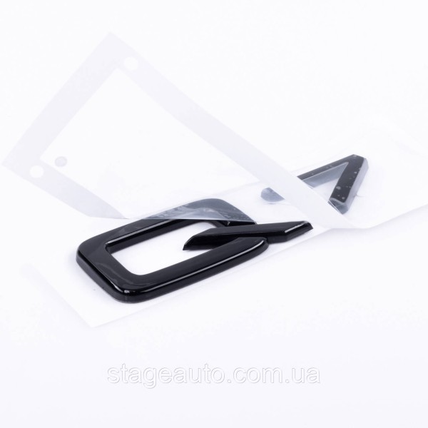 Emblem sticker Q7 Audi Audi Black on the trunk lid