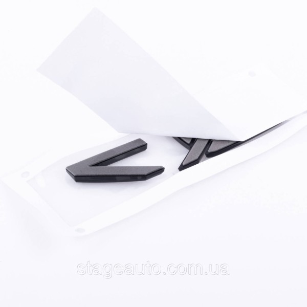 Emblem sticker Q7 Audi Audi Black on the trunk lid