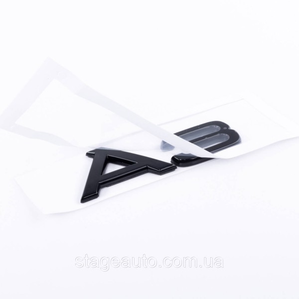 A3 Audi Black Emblem Sticker for Trunk Lid