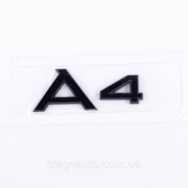 A4 Audi Black Emblem Sticker for Trunk Lid