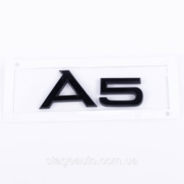 A5 Audi Black Emblem Sticker for Trunk Lid