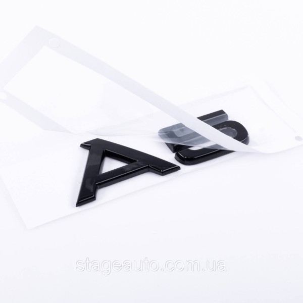 A5 Audi Black Emblem Sticker for Trunk Lid