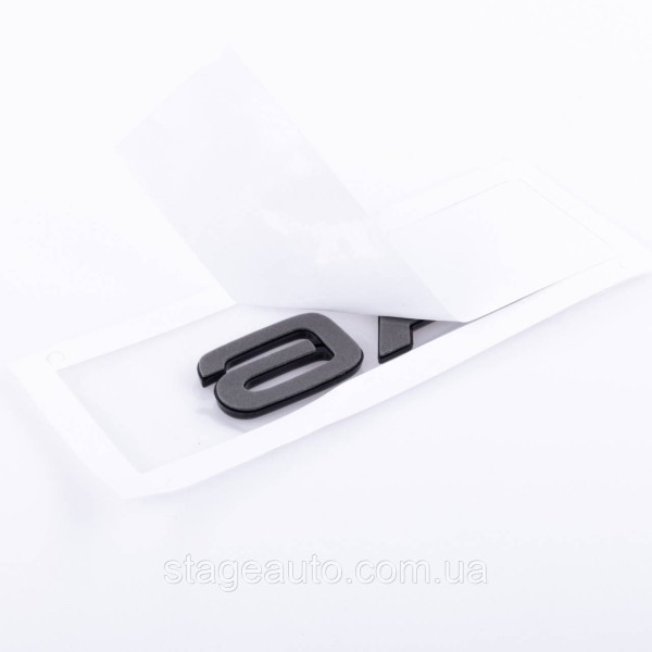 Emblem sticker A6 Audi Audi Black on the trunk lid