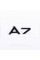 Emblem sticker A7 Audi Audi Black on the trunk lid
