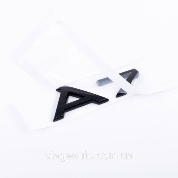 Emblem sticker A7 Audi Audi Black on the trunk lid