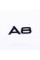 A8 Audi Black Emblem Sticker for Trunk Lid