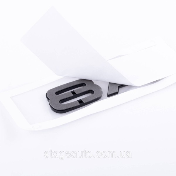 A8 Audi Black Emblem Sticker for Trunk Lid