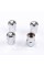 Protective caps for Skoda nipples 4 pcs with logo 4 pcs Chrome