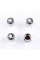 Protective caps for Skoda nipples 4 pcs with logo 4 pcs Chrome