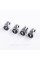 Protective caps for TESLA valve nipples Tesla 4 pcs Chrome