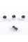 Protective caps for TESLA valve nipples Tesla 4 pcs Chrome