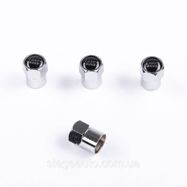 Protective caps for valve stems Land Rover Land Rover 4 pcs Chrome