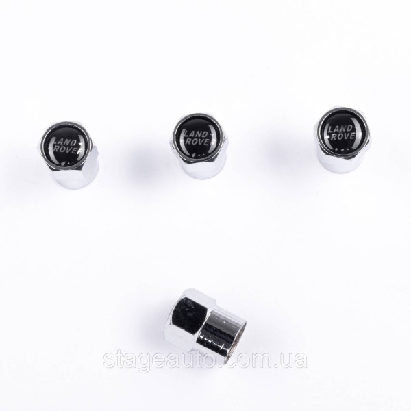 Protective caps for valve stems Land Rover Land Rover 4 pcs Chrome